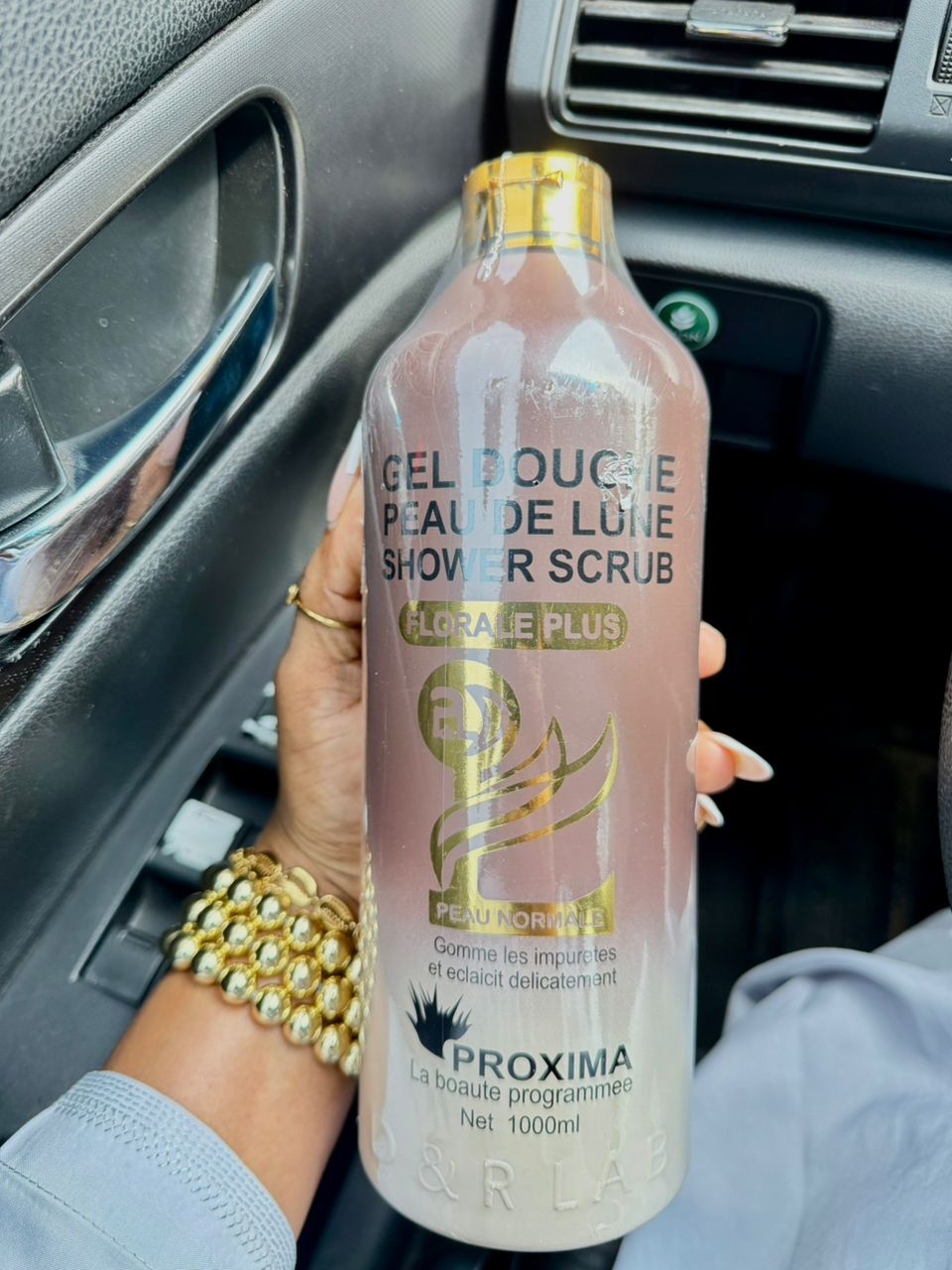 Gel Douche Peau Lune Shower Scrub Florale Plus